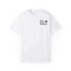 God Is My Designer - Light Icon - Unisex Medium-weighted Cotton Tee - White - Left Chest